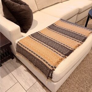 Vintage Amana 70’s 100% Wool Fringe Blanket